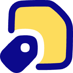 Label File Tag Icon from Flex Pop Set