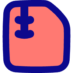 Zip File Icon from Flex Pop Set