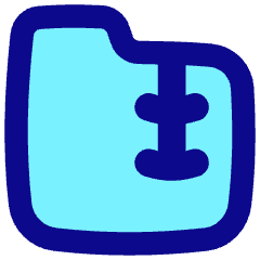 Zip Folder Icon from Flex Pop Set