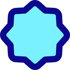 Octagram Shape Icon from Flex Pop Set