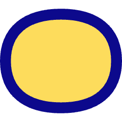 Oval Shape Icon from Flex Pop Set