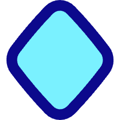 Rhombus Shape Icon from Flex Pop Set