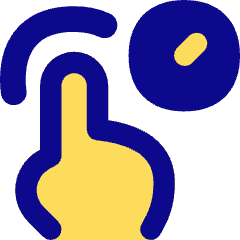 One Finger Hold Icon from Flex Pop Set