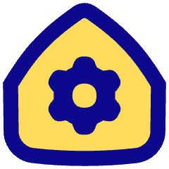Home Setting Gear Icon from Flex Pop Set