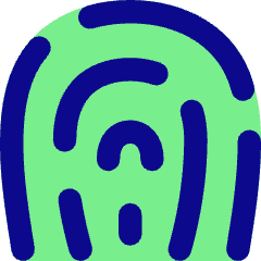 Fingerprint 1 Icon from Flex Pop Set