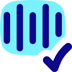 Voice Activation Check Validate Icon from Flex Pop Set