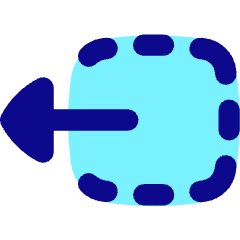 Track Select Left Tool Icon from Flex Pop Set