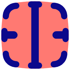Border Vertical Icon from Flex Pop Set