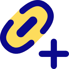 Link Chain Add Plus Icon from Flex Pop Set