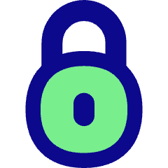 Padlock Circle 1 Icon from Flex Pop Set
