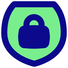 Padlock Shield Icon from Flex Pop Set