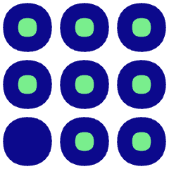 Dial Pad Bottom Left Icon from Flex Pop Set