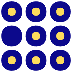 Dial Pad Center Left Icon from Flex Pop Set