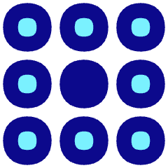 Dial Pad Center Middle Icon from Flex Pop Set