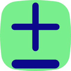 Plus Minus 2 Icon from Flex Pop Set