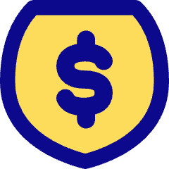 Money Shield Icon from Flex Pop Set