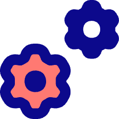 Cog Double Icon from Flex Pop Set
