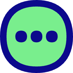 Horizontal Menu Circle Icon from Flex Pop Set