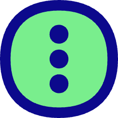 Vertical Menu Circle Icon from Flex Pop Set