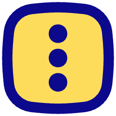 Vertical Menu Square Icon from Flex Pop Set