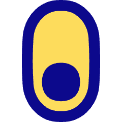 Vertical Toggle Button Single Bottom Icon from Flex Pop Set