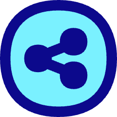 Share Link Circle Icon from Flex Pop Set