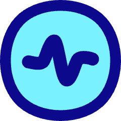 Wave Signal Circle Icon from Flex Pop Set