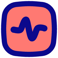 Wave Signal Square Icon from Flex Pop Set