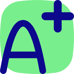 Bigger Text Plus Size Icon from Flex Pop Set