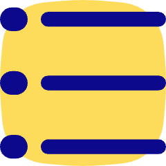 Bullet List Icon from Flex Pop Set