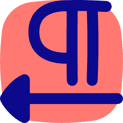 Paragraph Right To Left Icon from Flex Pop Set