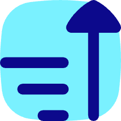 Sort Ascending Icon from Flex Pop Set