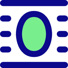 Word Wrap Around Object Icon from Flex Pop Set