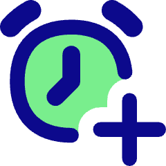 Add Alert Clock Icon from Flex Pop Set