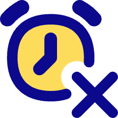 Remove Alert Clock Icon from Flex Pop Set