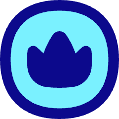 Crown Circle Icon from Flex Pop Set