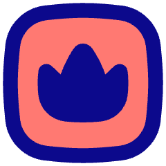 Crown Square Icon from Flex Pop Set