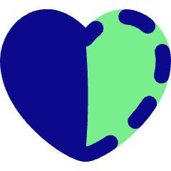 Half Heart Icon from Flex Pop Set