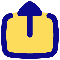 Upload Box 2 Icon from Flex Pop Set