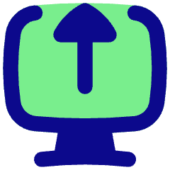 Upload Computer Icon from Flex Pop Set