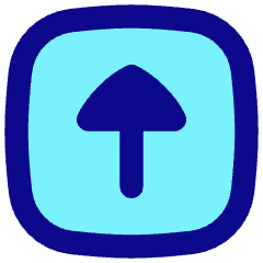 Upload Square Icon from Flex Pop Set