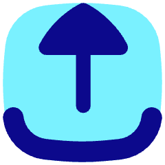 Upload Tray Icon from Flex Pop Set