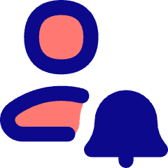 User Alert Bell Icon from Flex Pop Set