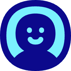 User Circle Avatar Happy Icon from Flex Pop Set