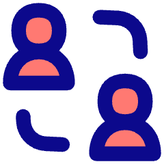 User Collaborate Group Icon from Flex Pop Set