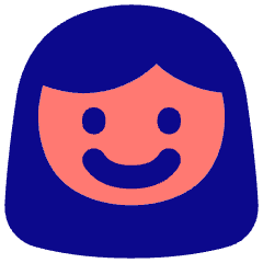 User Face Female Icon from Flex Pop Set