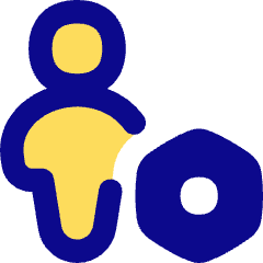 User Full Body Setting Bolt Nut Icon from Flex Pop Set