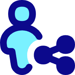 User Full Body Share Icon from Flex Pop Set