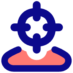 User Head Focus Icon from Flex Pop Set
