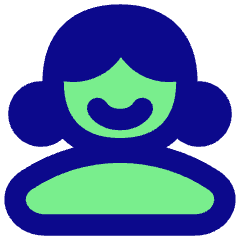 User Single Neutral Female Icon from Flex Pop Set